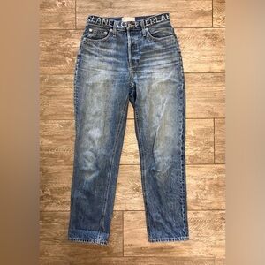 Everlane Women's Straight Leg Jeans in Classic Blue